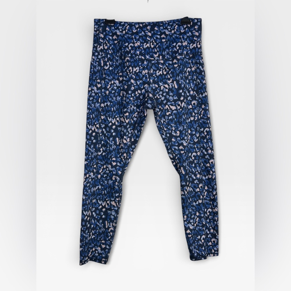5 for $25🔥Leg End Blue Cheetah Print Pocket Leggings XL